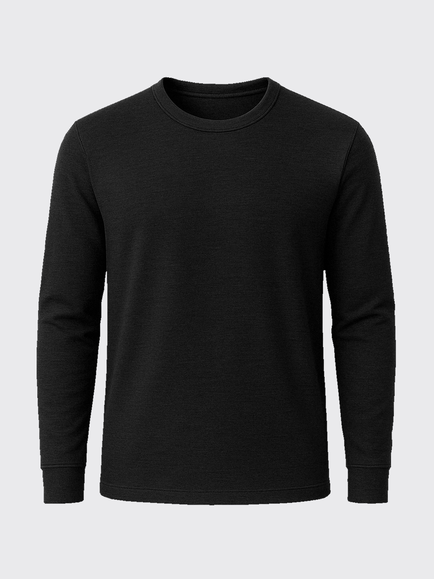 PERFORMANCE MERINO LONG SLEEVES T-SHIRT Noir