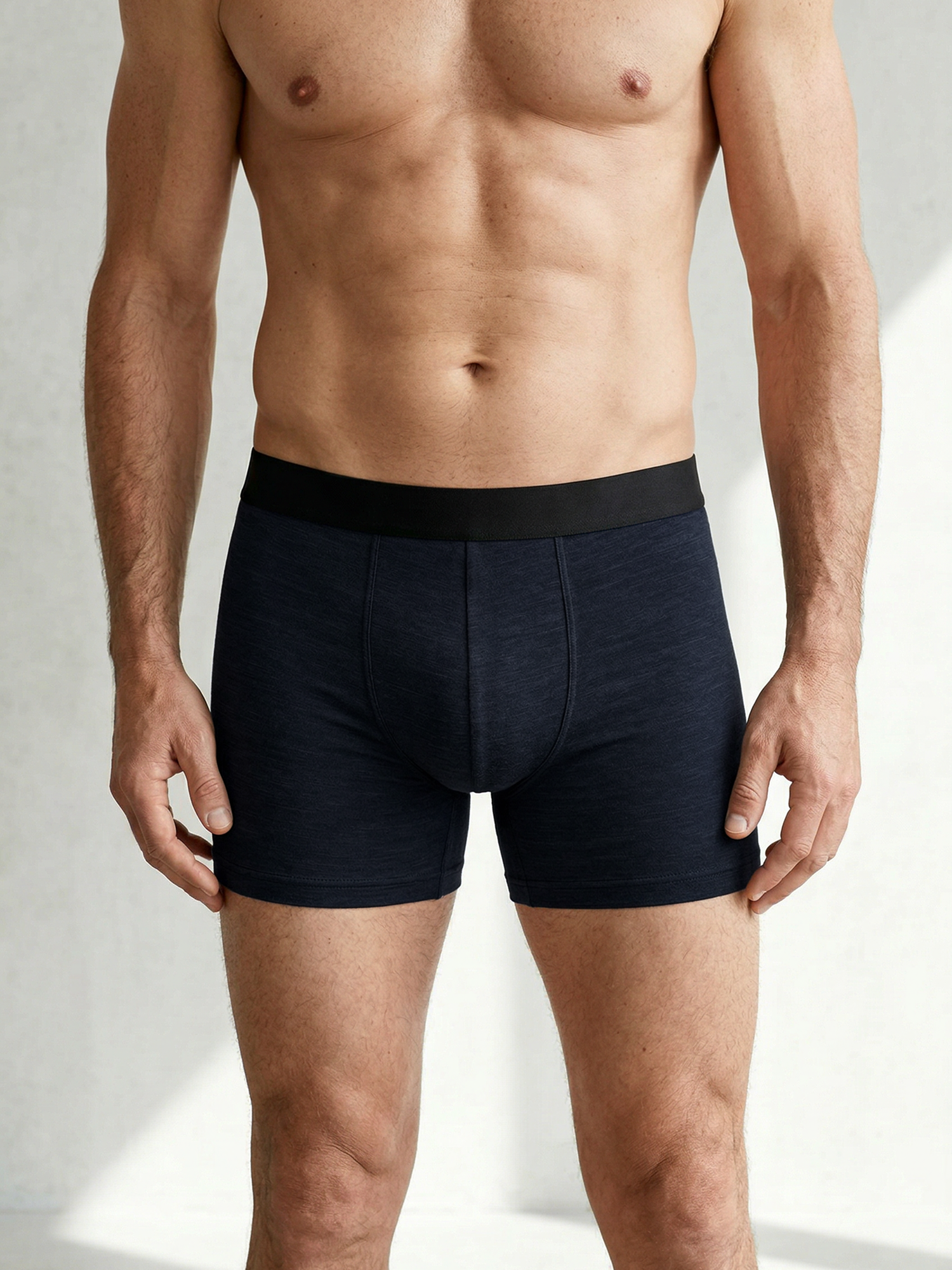 PERFORMANCE MERINO BOXER Bleu chic