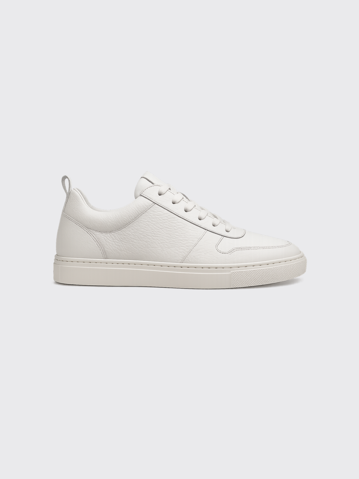 PREMIUM LEATHER SNEAKERS Blanc