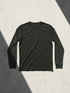 PURE MERINO LONG SLEEVES T-SHIRT Kaki