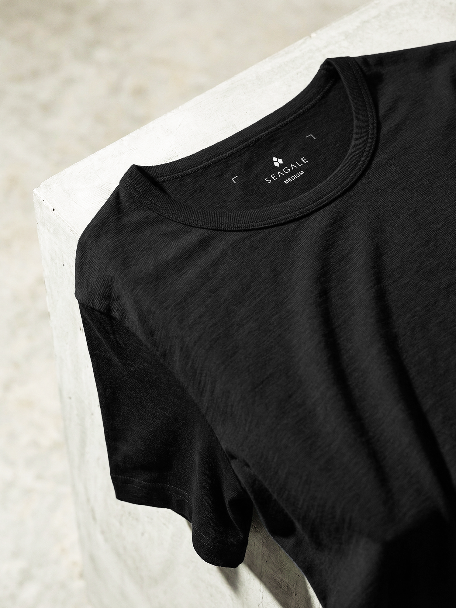 PURE MERINO T-SHIRT Noir
