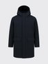 RECYCLED WOOL PARKA Bleu Chic