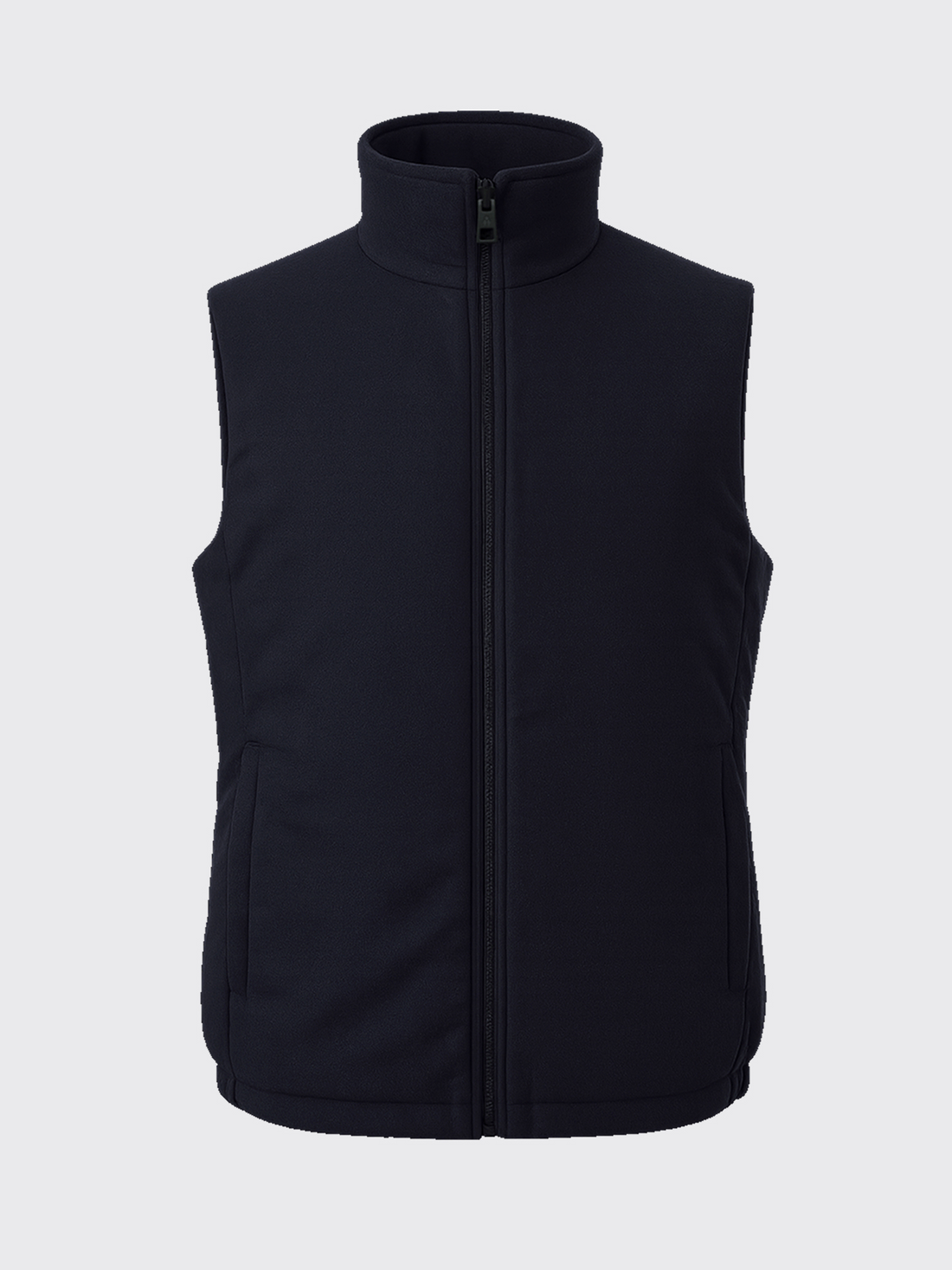 REVERSIBLE MERINO VEST Bleu Chic