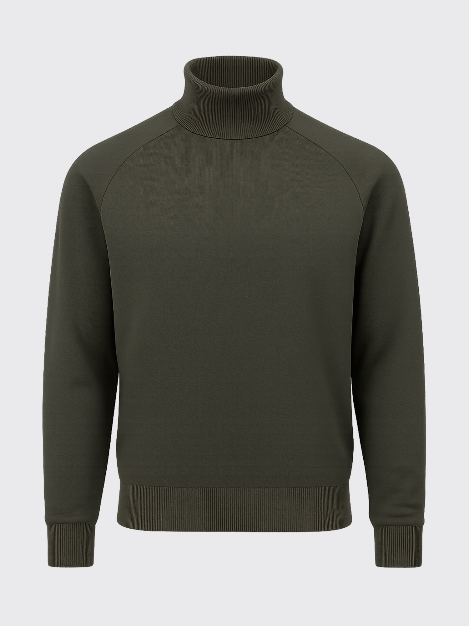 MERINO TENCEL TURTLENECK Kaki