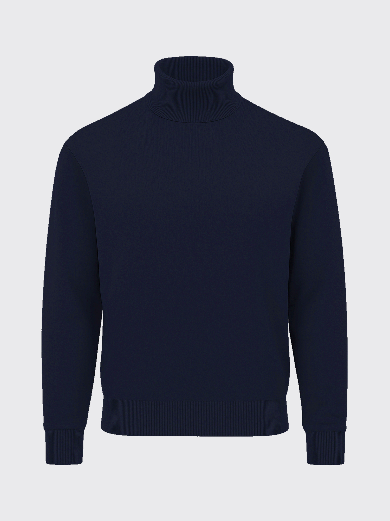 ULTRA MERINO TURTLENECK Bleu Chic