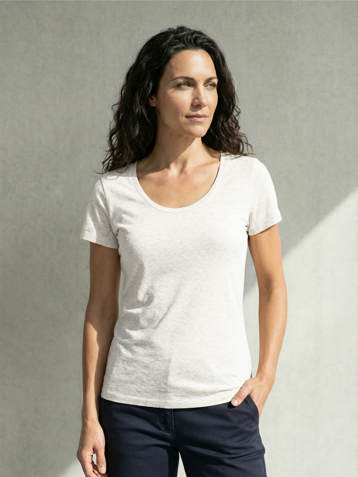 DRY HEMP WOMAN T-SHIRT Blanc