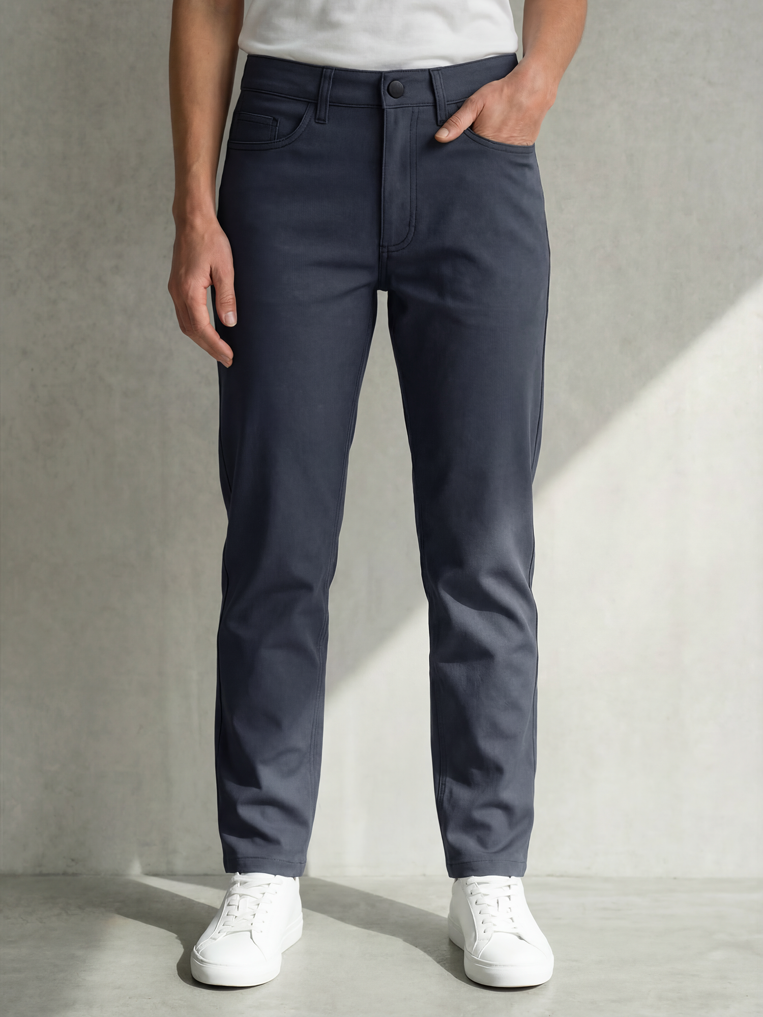 WOMAN EVERYDAY JEANS Bleu Gris