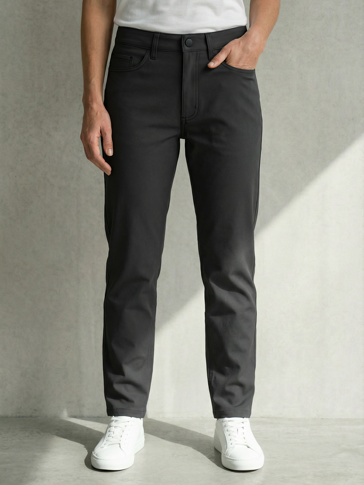 WOMAN EVERYDAY JEANS Gris Anthracite