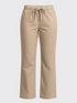 WOMAN HEMP PANTS Sable