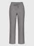 WOMAN HEMP PANTS Dark Stripes
