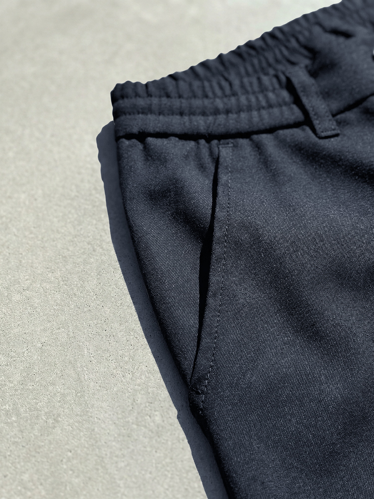 WOMAN MERINO PANTS Bleu Chic