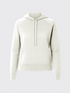 WOMAN MERINO HOODIE Blanc
