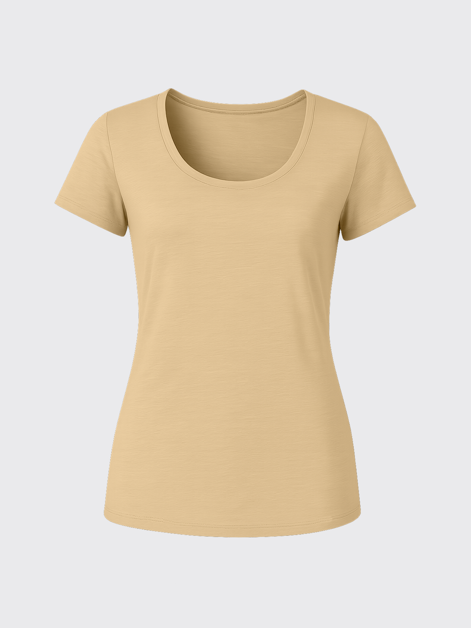 WOMAN MERINO T-SHIRT Sable