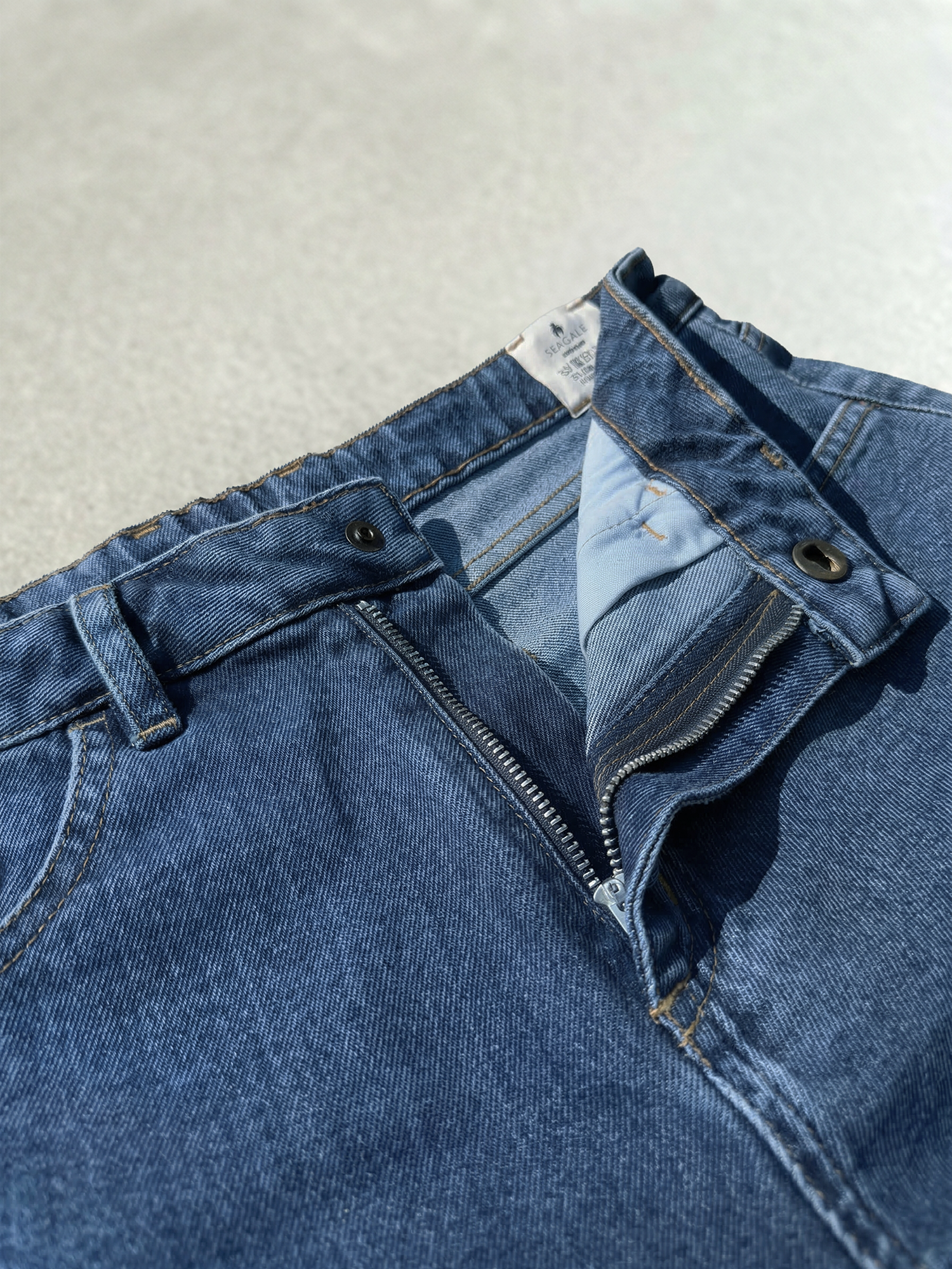 WOMAN SUPERDENIM SHORT Stone