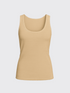 WOMAN MERINO TANK Sable
