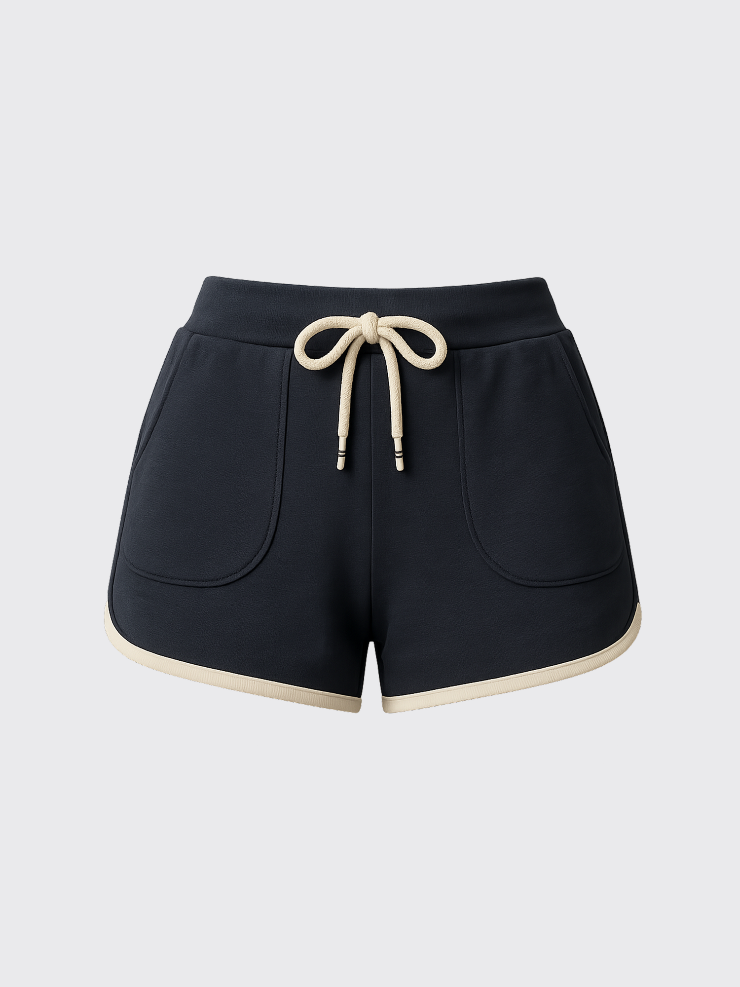 WOMAN MERINO TRACKSHORTS Bleu Chic