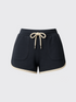 WOMAN MERINO TRACKSHORTS Bleu Chic
