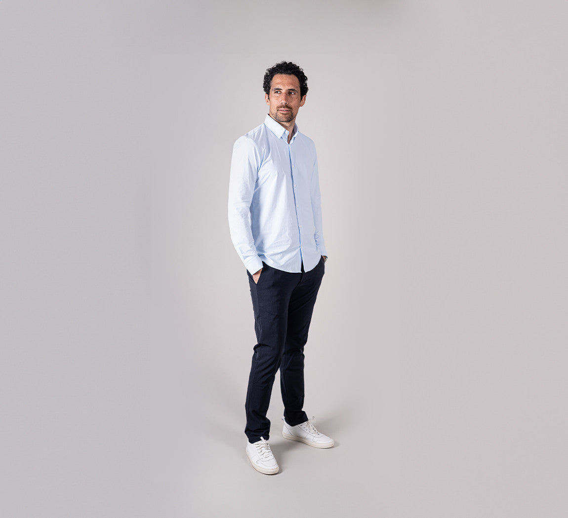 ACTIVE STRETCH SHIRT Bleu Ciel