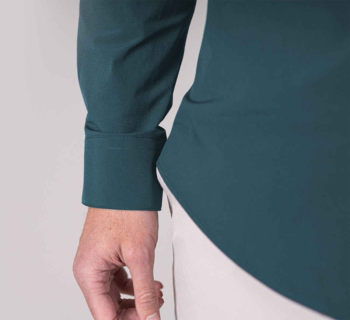 ACTIVE STRETCH SHIRT Bleu Gris