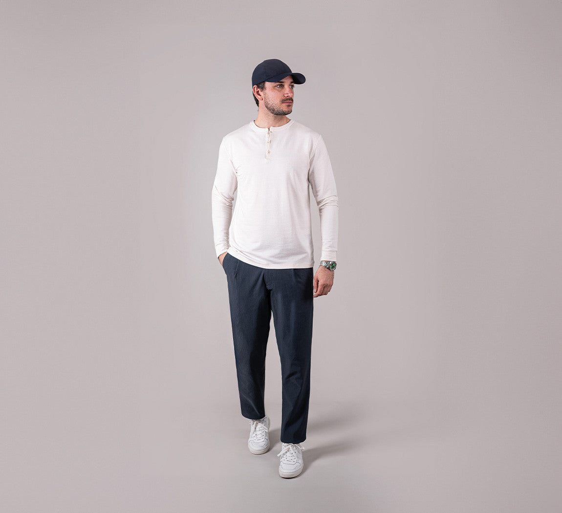 CANVAS CHINOS Bleu Gris