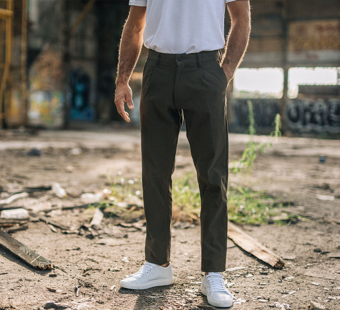 CANVAS CHINOS Kaki