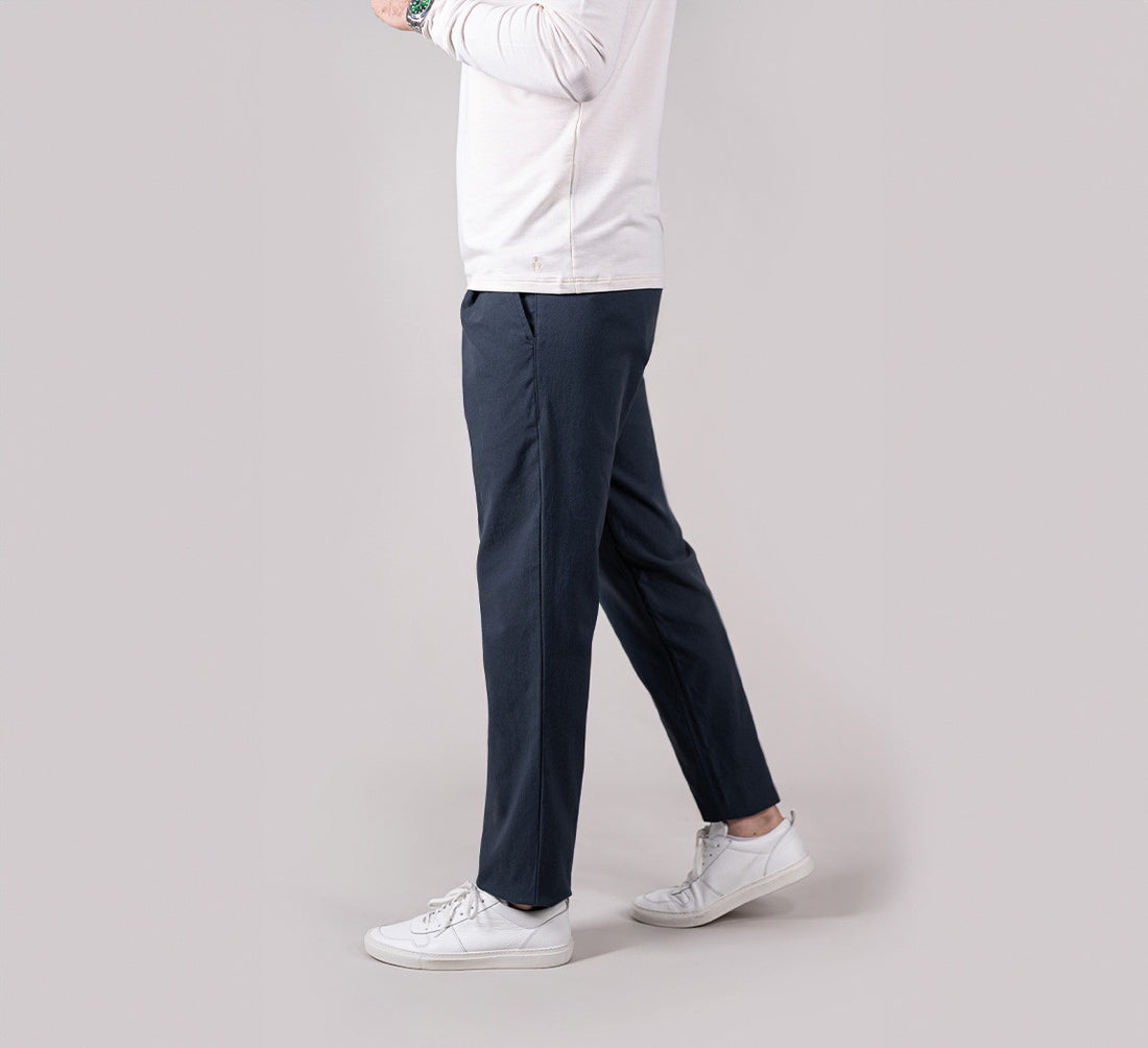 CANVAS CHINOS Bleu Gris