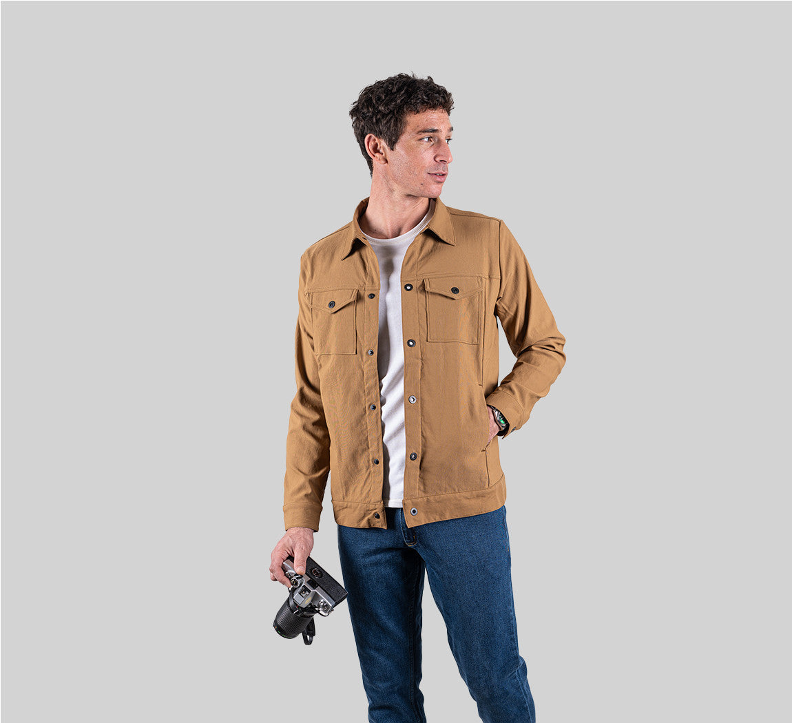 CANVAS TRUCKER Camel