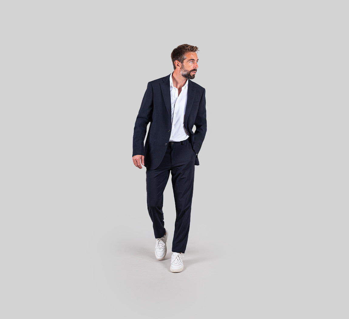 CORDURA MERINO BLAZER Bleu Chic