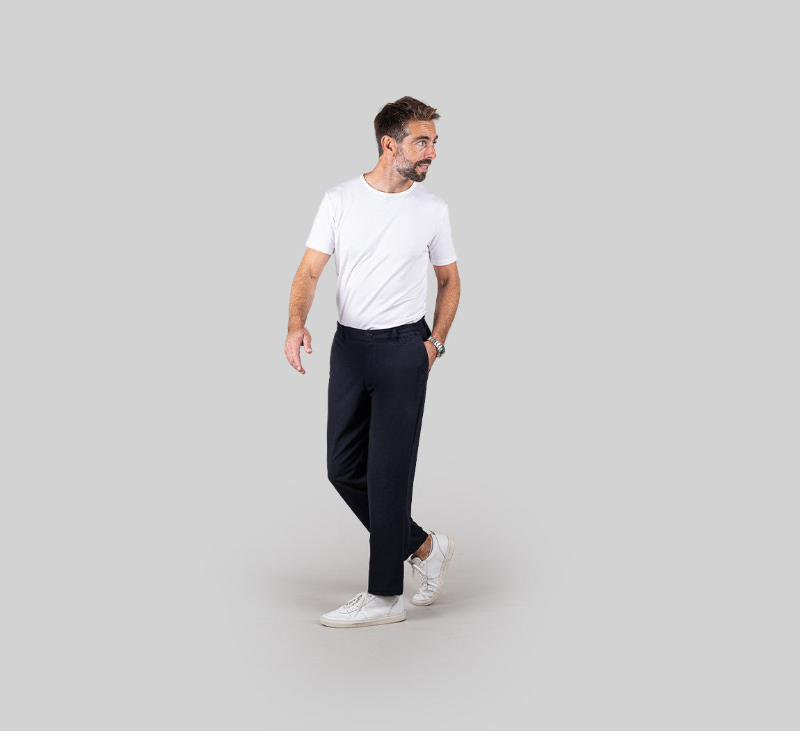 CORDURA MERINO RELAX PANTS Bleu Chic