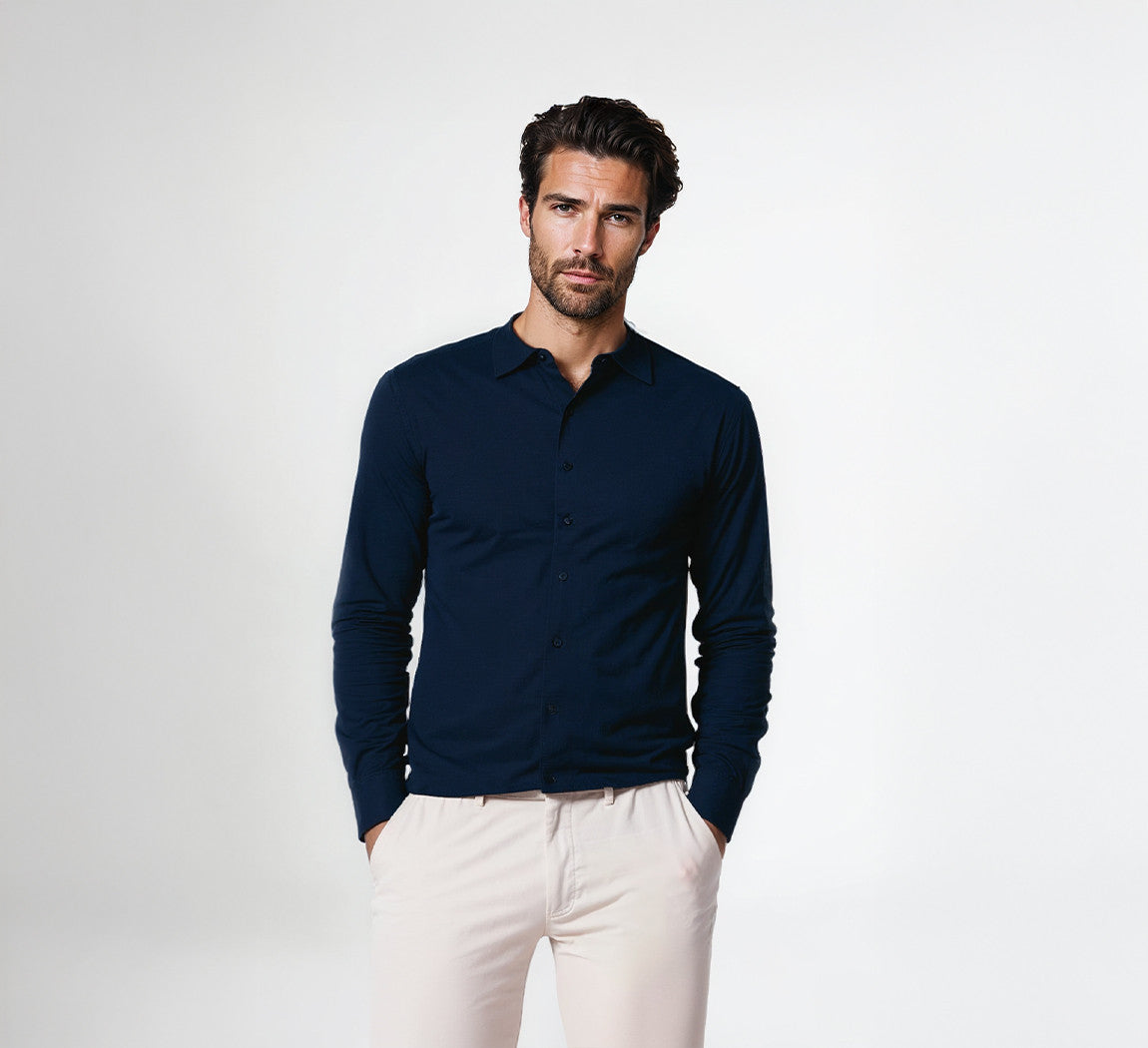 CORDURA MERINO SHIRT Bleu Chic