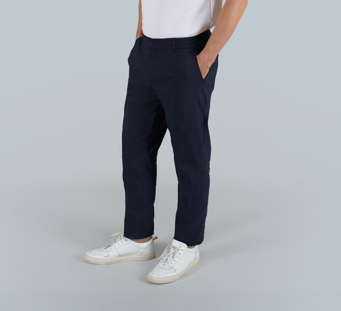 ECOMOTION CHINOS Bleu Chic