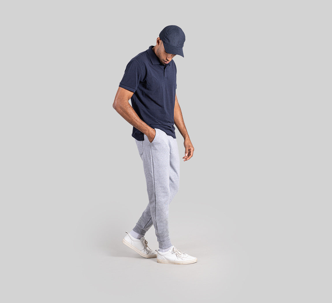 ESSENTIAL MERINO JOGGERS Gris Clair