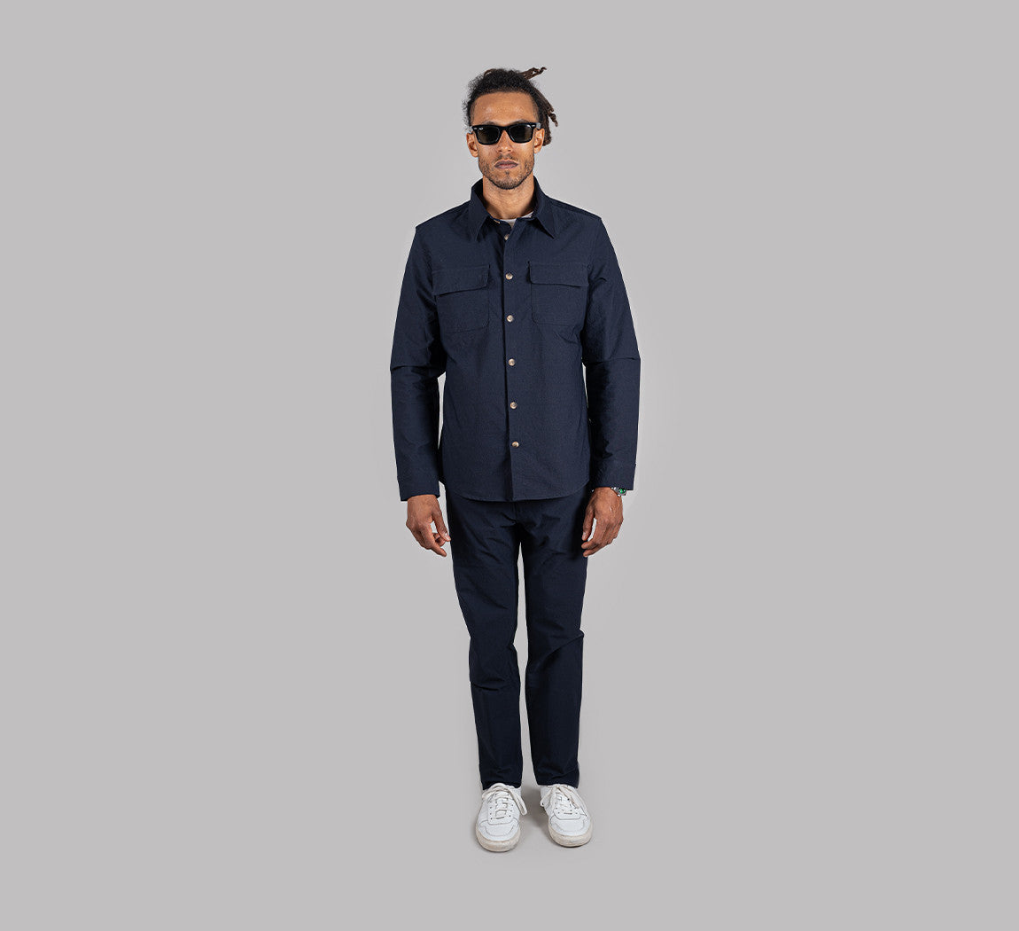 EVERYDAY OVERSHIRT Bleu Chic