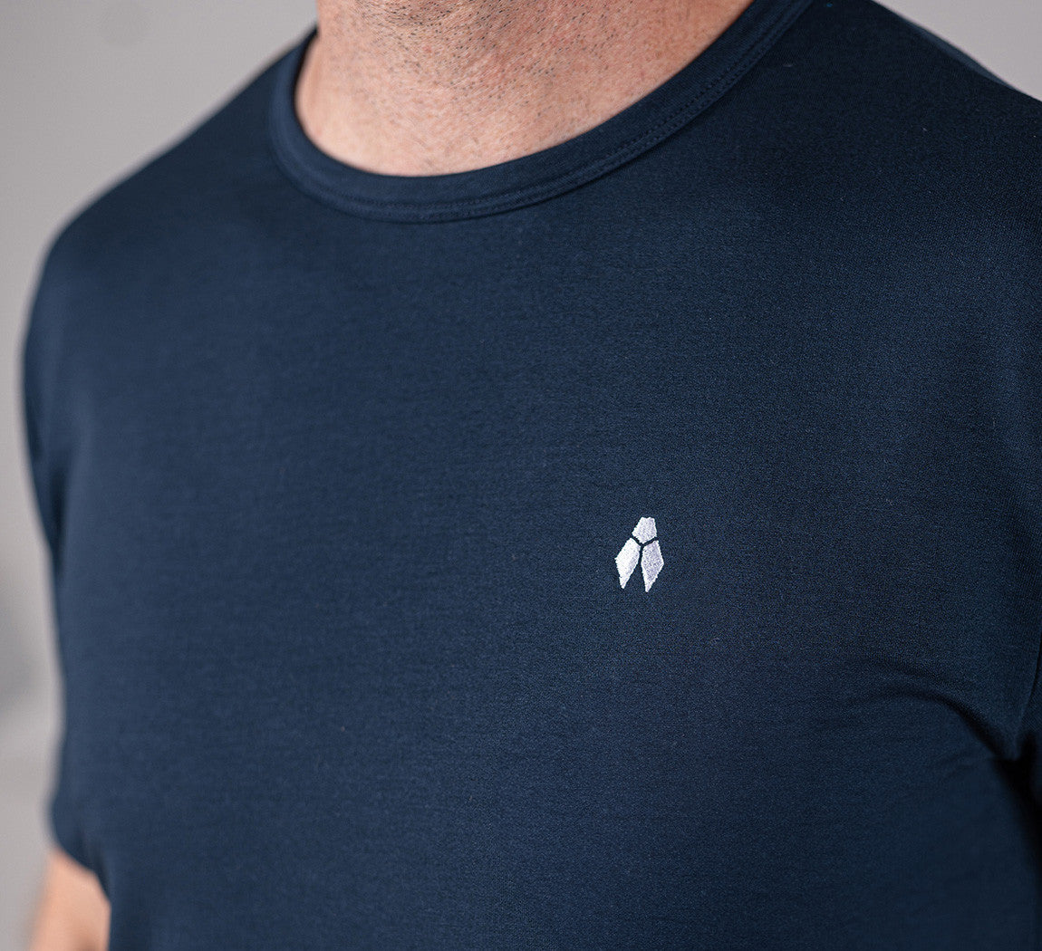 EVOLUTION LOGO T-SHIRT Bleu Chic