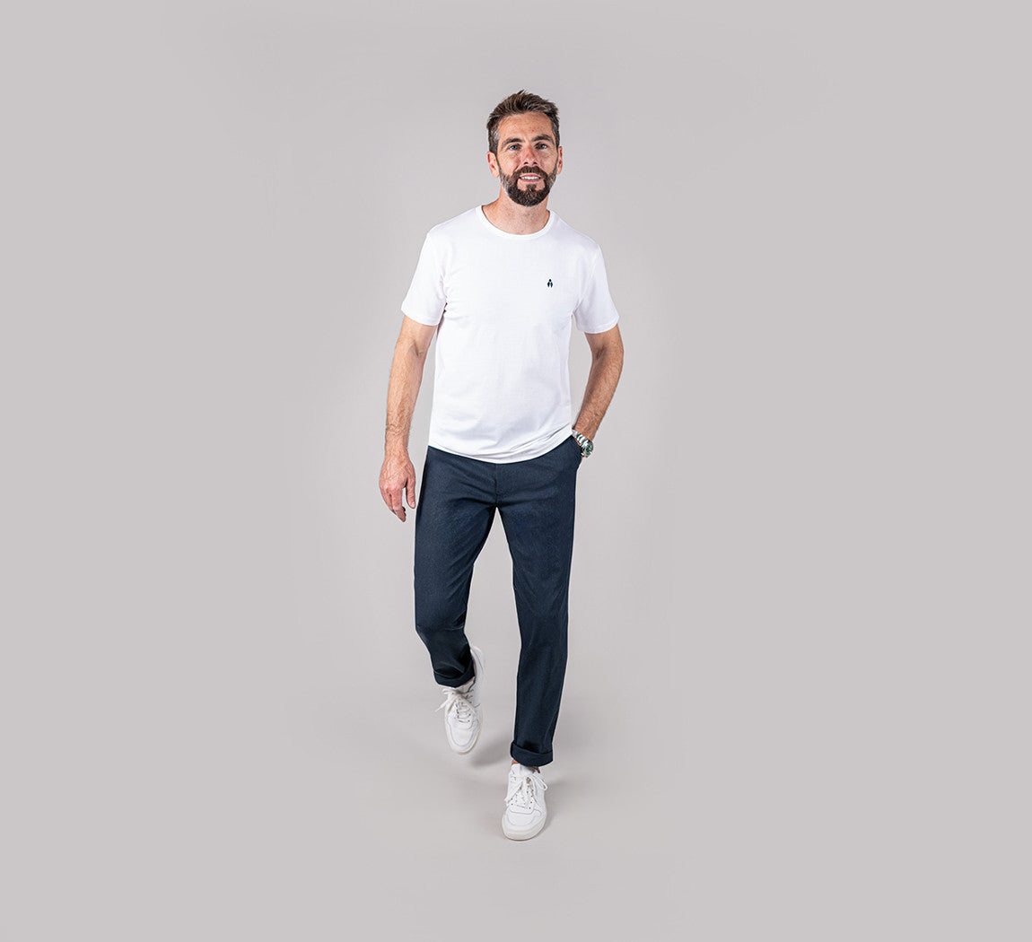 EVOLUTION LOGO T-SHIRT Blanc