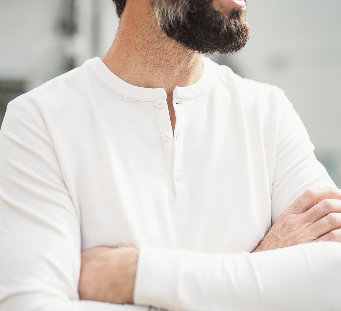 EVOLUTION MERINO HENLEY Sable