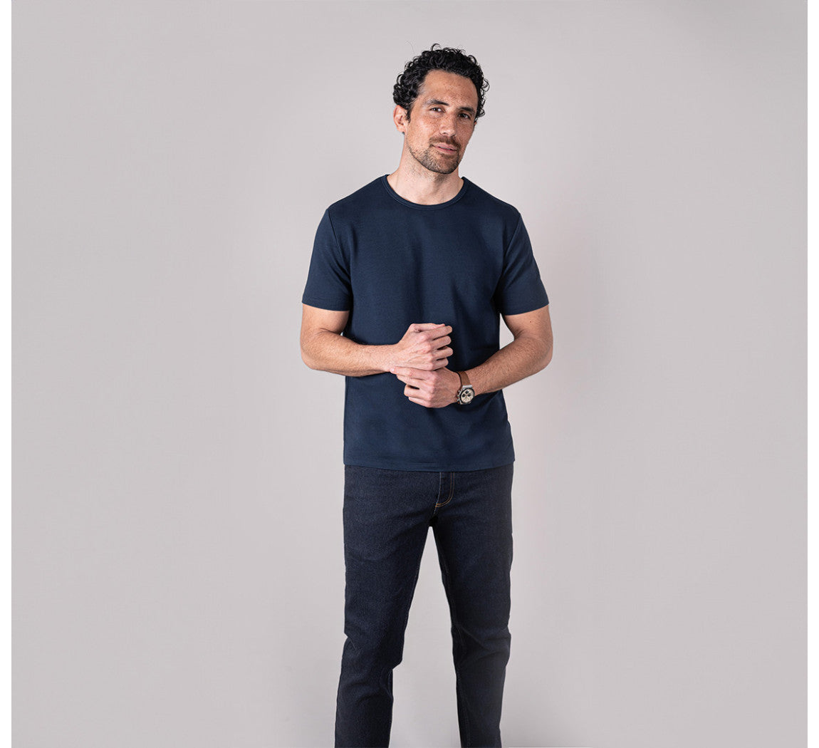 EVOLUTION MERINO T-SHIRT Bleu Chic