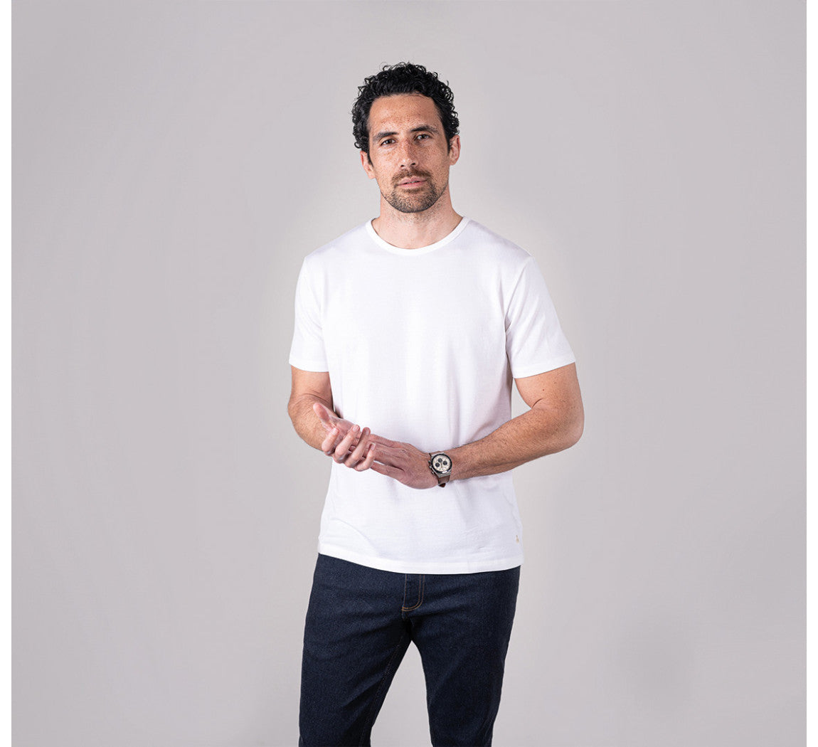 EVOLUTION MERINO T-SHIRT Blanc