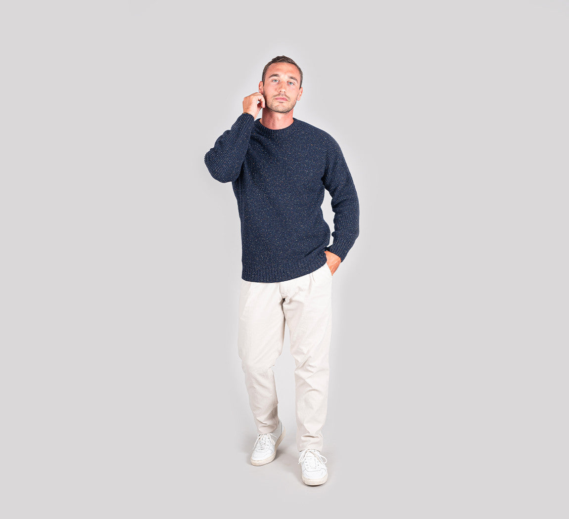FUTURE KNIT PULLOVER Bleu Chic