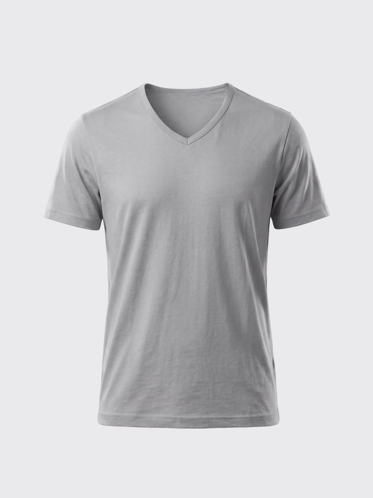 main out PERFORMANCE MERINO V-NECK gris clair