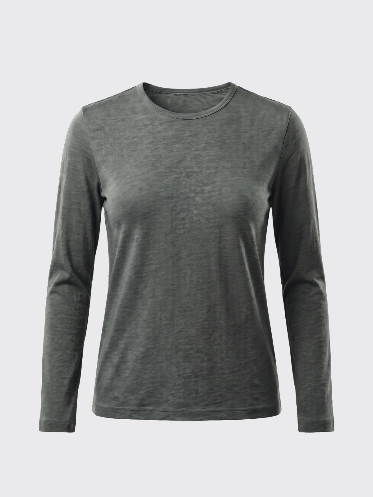 main out WOMAN PERFORMANCE MERINO LONG SLEEVES T-SHIRT vert de gris