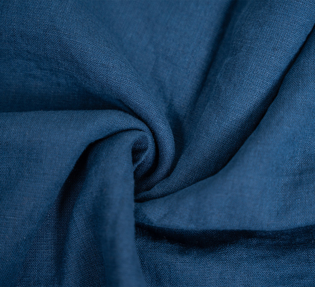 LINEN TRAVEL TOWEL Bleu Chic