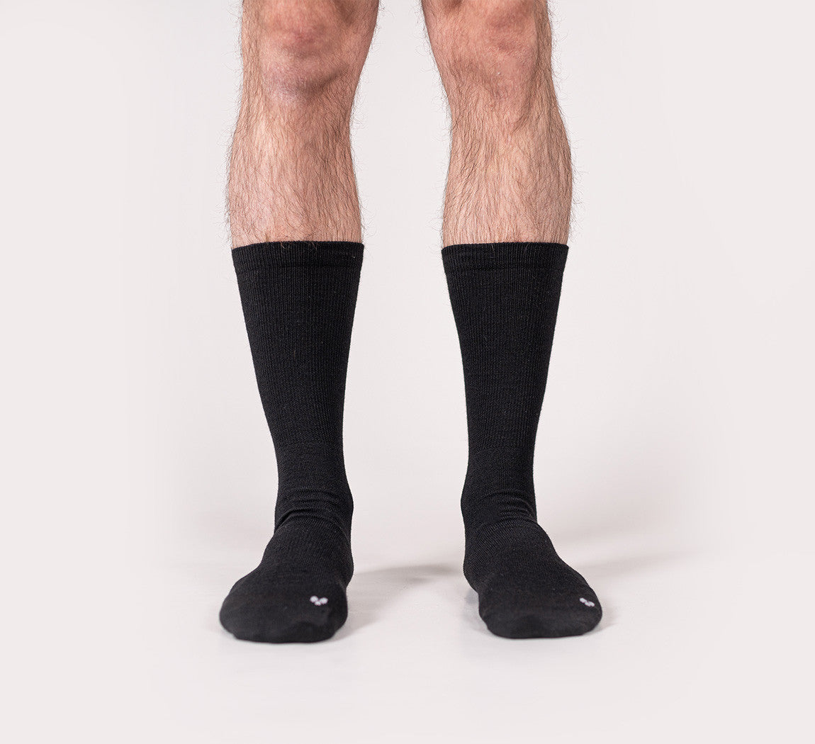 MERINO BUSINESS SOCKS Noir