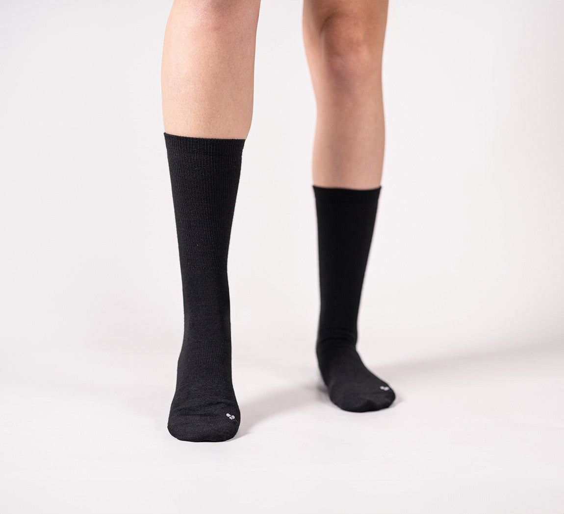 MERINO BUSINESS SOCKS Noir
