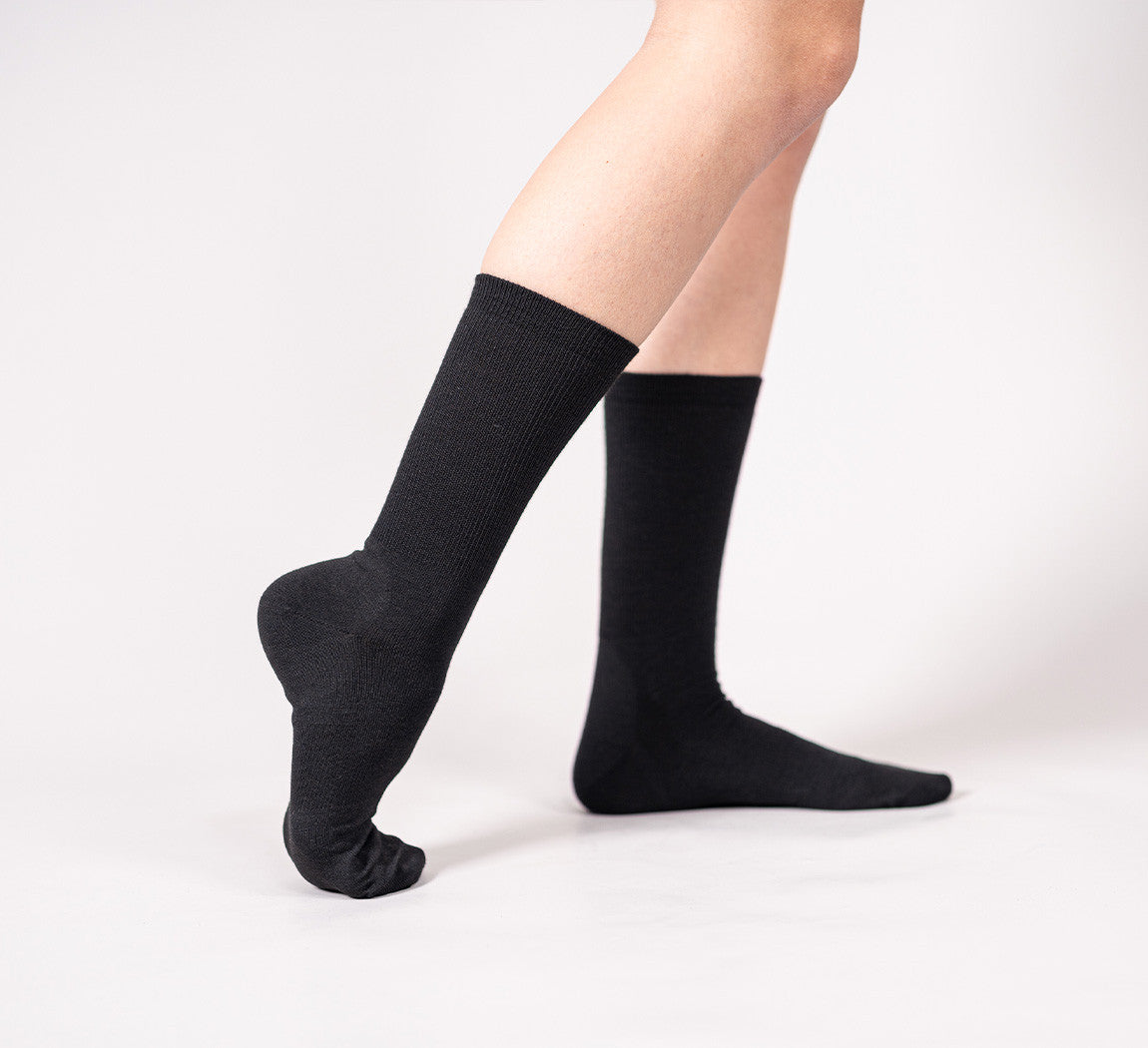 MERINO BUSINESS SOCKS Noir
