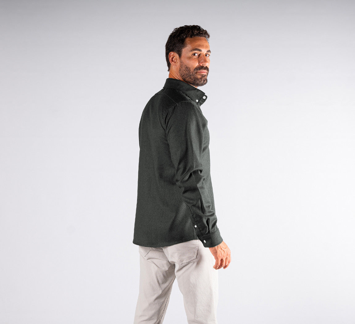 MERINO FLANNEL SHIRT Kaki
