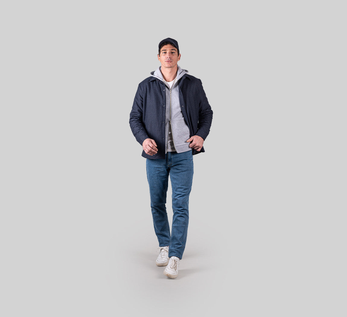 MERINO PUFFER Bleu Chic