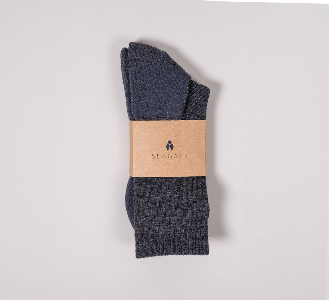 MERINO PERFORMANCE SOCKS Gris Anthracite