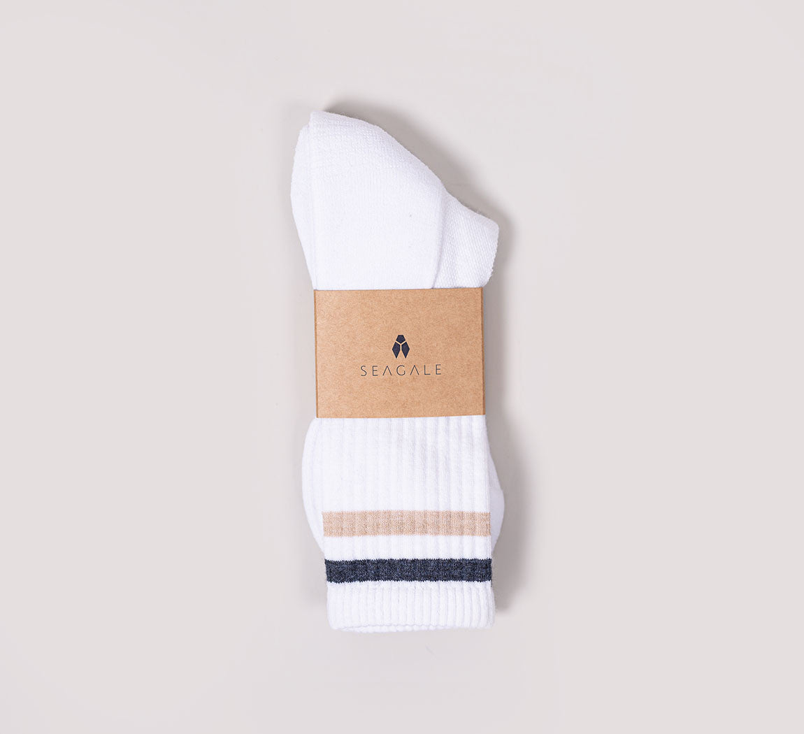 MERINO PERFORMANCE SOCKS White Stripes