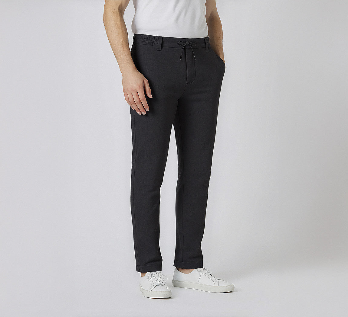 MERINO SWEATPANTS Gris anthracite
